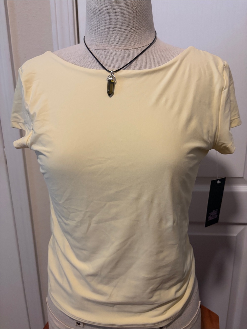 wild fable Pale Yellow Short Sleeve Tee